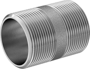 McMaster 4830K264 Standard-Wall 304/304L Stainless Steel Pipe Nipple Threaded on Both Ends, 1-1/2 NPT, 2-1/2" Long