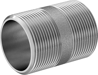 McMaster 4830K264 Standard-Wall 304/304L Stainless Steel Pipe Nipple Threaded on Both Ends, 1-1/2 NPT, 2-1/2" Long