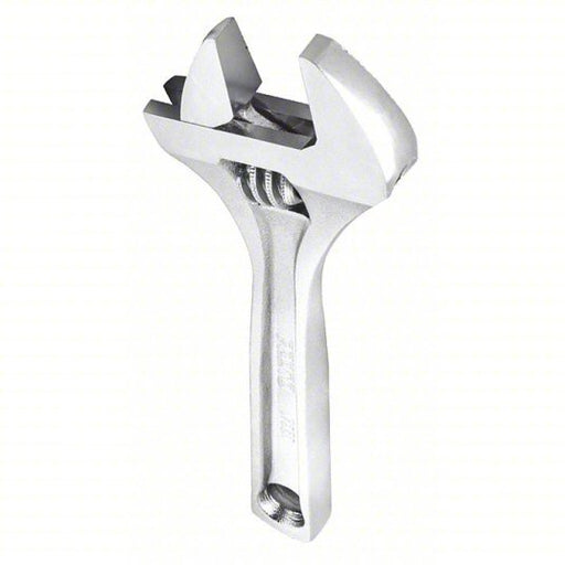 Proto J706A Adjustable Wrench Alloy Steel, Chrome, 6 in Overall Lg, 15/16 in Jaw Capacity, Plain Grip