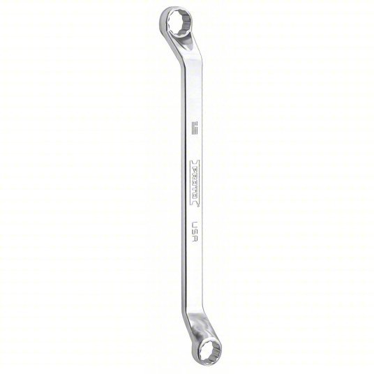 Proto J8181-T500 Double Box Wrench Alloy Steel, Chrome, 1/2 in_9/16 in Head Size, 8 3/4 in Overall Lg, Offset