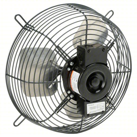 Redwood RW484X53 Guard-Mounted Exhaust Fan 12 in Blade, 1/15 hp, Totally Enclosed Air Over, 830 cfm, 115V AC