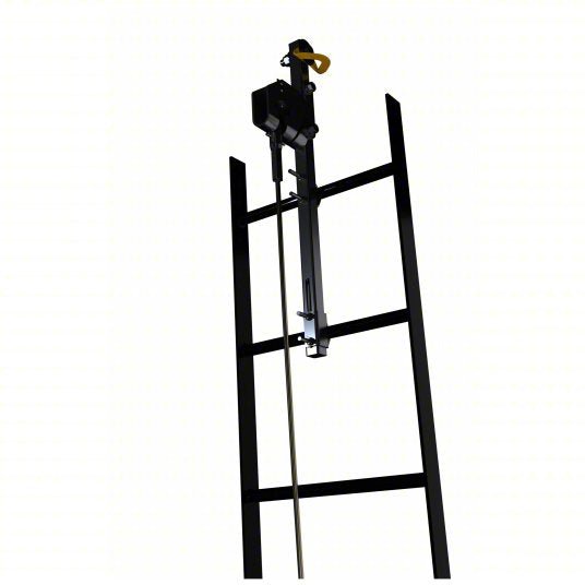 Lad-Saf 6118050 Cable Vertical Safety System Trailing, Steel, Auto, 50 ft Lifeline Lg, 620 lb Capacity