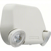 Lithonia EU2L M12 LED, Damp Location Rated, 0.75 W Lamp Watt, 120/277V AC, 2 W Emergency Watt, White