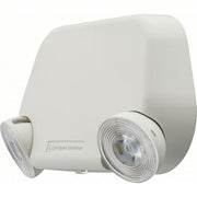 Lithonia EU2L M12 LED, Damp Location Rated, 0.75 W Lamp Watt, 120/277V AC, 2 W Emergency Watt, White