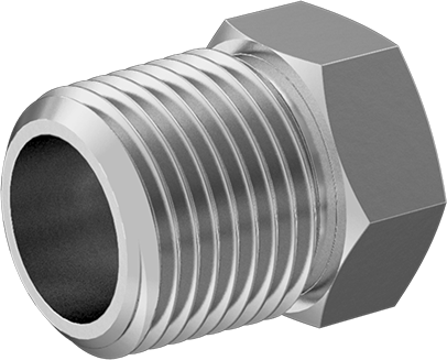 McMaster 48805K528 Precision Extreme-Pressure 316 Stainless Steel Fitting Bushing Reducing Adapter, 1/2 Male x 3/8 Female NPT