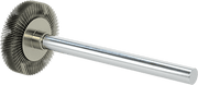 McMaster 4888A8 Steel Wheel Brush with Shank, 1-1/4" Diameter, 1/8" Thick