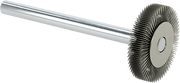 McMaster 4888A6 Steel Wheel Brush with Shank, 3/4" Diameter, 1/8" Thick