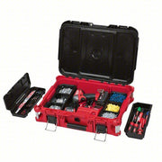 Milwaukee 48-22-8424 PACKOUT Tool Case 22 1/8 in Wd, 16 1/4 in Dp, 6 1/2 in Ht, Plastic, 5 Compartments