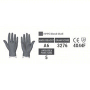 Hexarmor 2076-XXXL (12) Coated Gloves 3XL, ANSI Cut Level A6, Palm, Dipped, Polyurethane, Smooth, 1 PR
