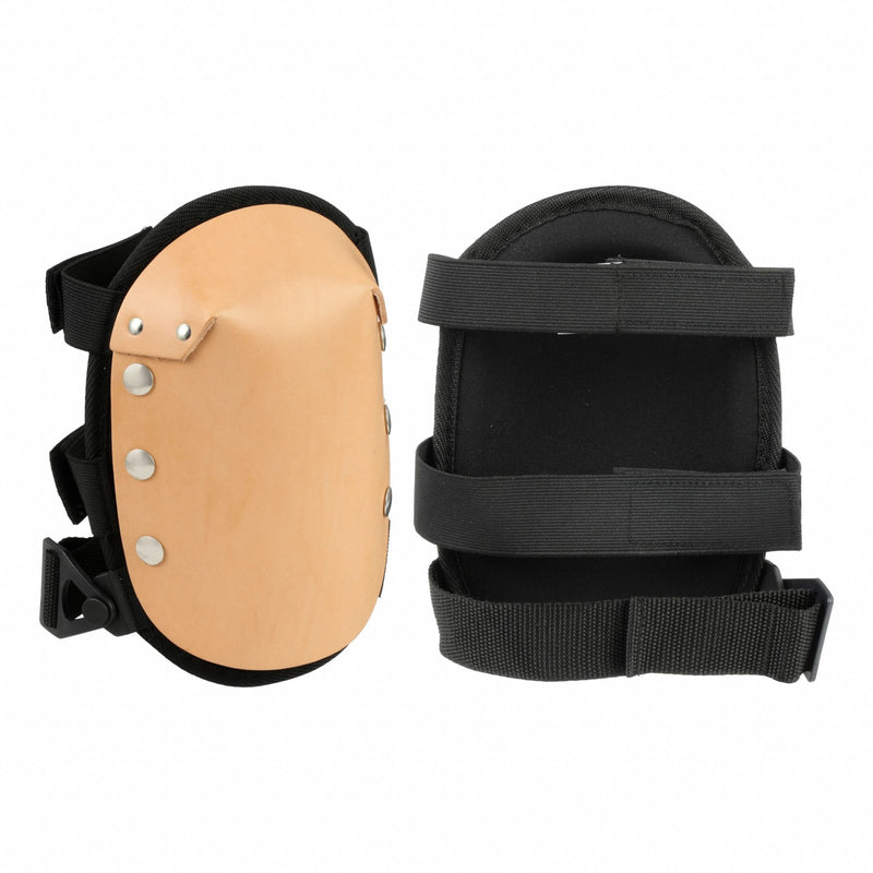 Impacto 865-20 Knee Pad, Non-marring, Universal, Leather Cap, Gel Pad, 2 Straps