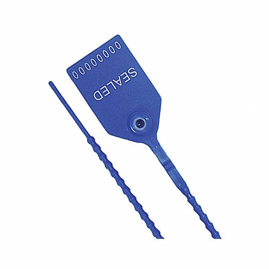 Universal UPULL-HD 12 BLUE100 Pull-Tight Seals, Blue, Plastic, PK100