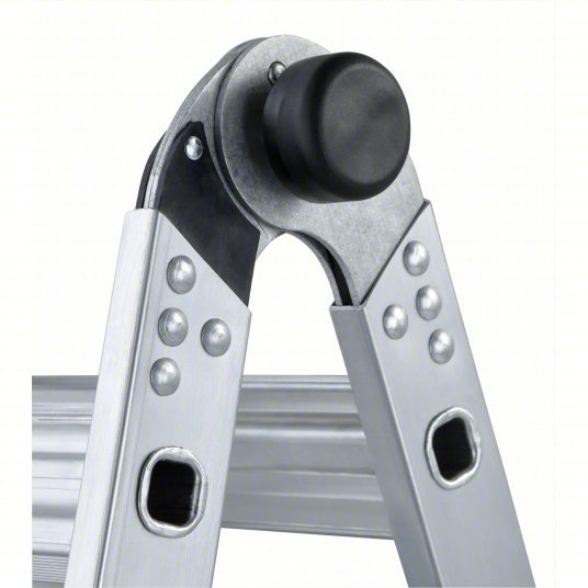 Louisville L-2098-17 Multipurpose Ladder, Extension, Scaffold, Staircase, Stepladder Configuration, 15 ft, Aluminum