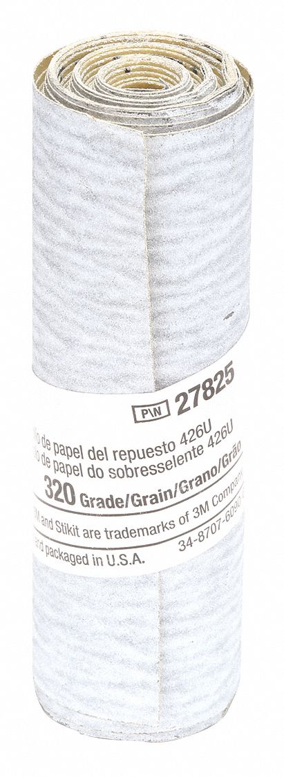 3M 426U Sandpaper Roll 3-1/4 in x 8-1/4 ft 320 Grit