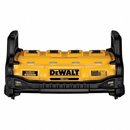DeWalt DCB1800B FLEXVOLT Power Station, 120VAC, 20.0V, 4 Ports