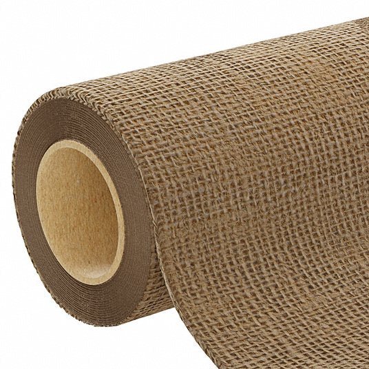 Redwood 505E-BR-9.00/F-25 Burlap Fabric, Tan, 25 ft. L, 40 in. W