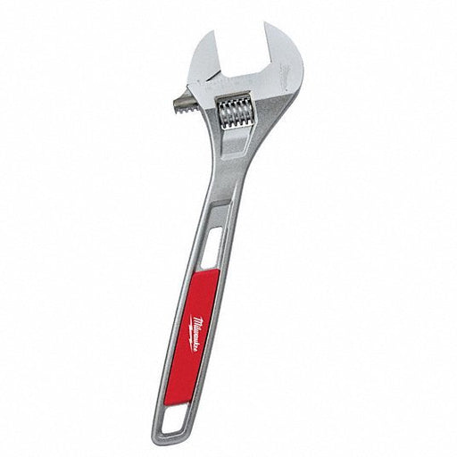 Milwaukee 48-22-7415 Adjustable Wrench Alloy Steel, Chrome, 15 in Overall Lg, 1 3/4 in Jaw Capacity