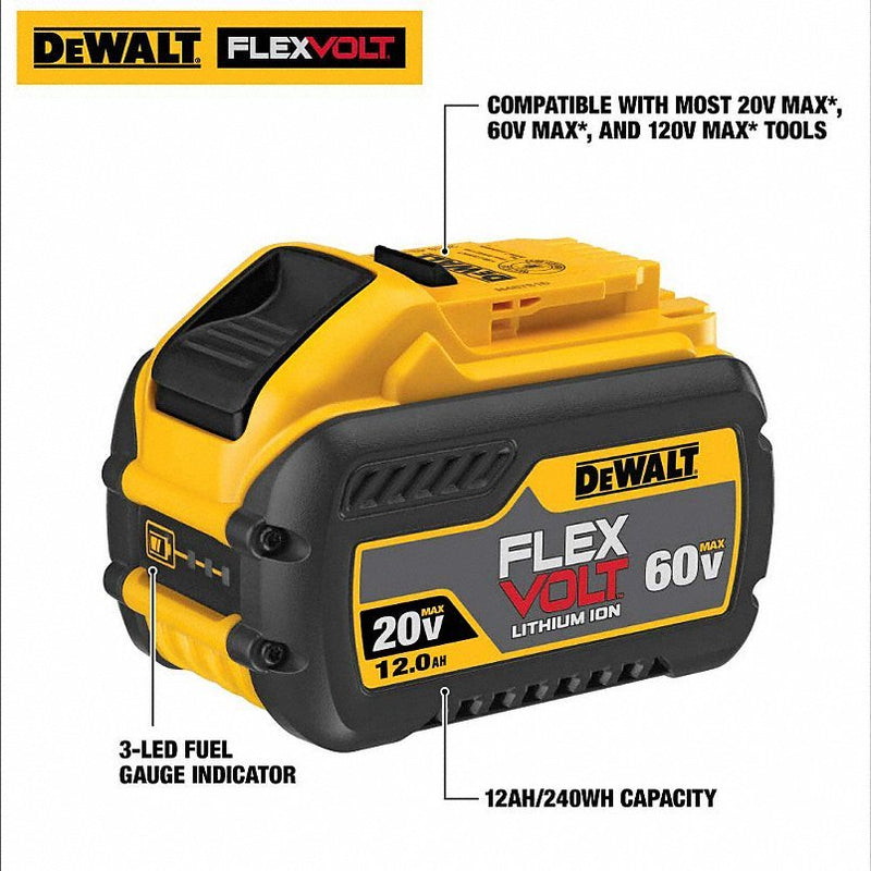 Dewalt DCB612 20V/60V FLEXVOLT, 12.0 Ah Li-Ion Battery
