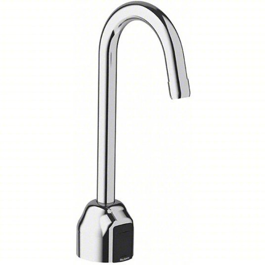 Sloan EBF750-4 Gooseneck, Chrome, Sloan, Brass, 2.20 gpm