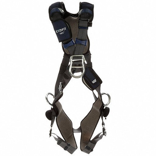 3M DBI-SALA 1140201 Full Body Harness, Crossover Style, L, Polyester, Gray - Redwood.KV491P88