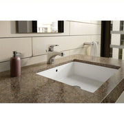 CFG Moen 46100BN Straight Spout Bathroom Faucet Edgestone, Brushed Nickel Finish, 1.2 gpm Flow Rate, Manual PK6
