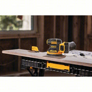 Dewalt DCW210B Cordless Sander 20V MAX, Bare Tool, 5 in Dia, Random Orbital, Hook and Loop, 3/32 in Orbit