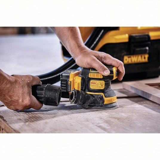 Dewalt DCW210B Cordless Sander 20V MAX, Bare Tool, 5 in Dia, Random Orbital, Hook and Loop, 3/32 in Orbit