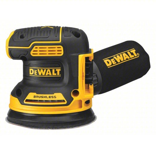 Dewalt DCW210B Cordless Sander 20V MAX, Bare Tool, 5 in Dia, Random Orbital, Hook and Loop, 3/32 in Orbit