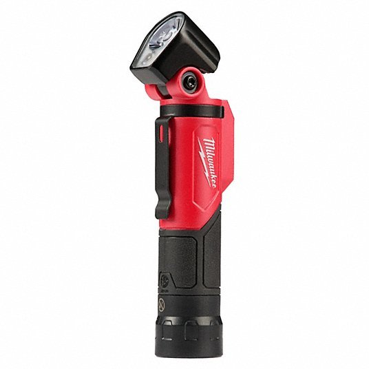 Milwaukee 2113-21 Cordless Job Site Lights: 500 lm Max Brightness, 2.5 hr Run Time at Max Brightness, Red