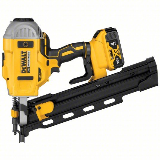 Dewalt DCN21PLM1 20V MAX XR Lithium-Ion Cordless 2-Speed 21° Plastic Collated Framing Nailer Kit