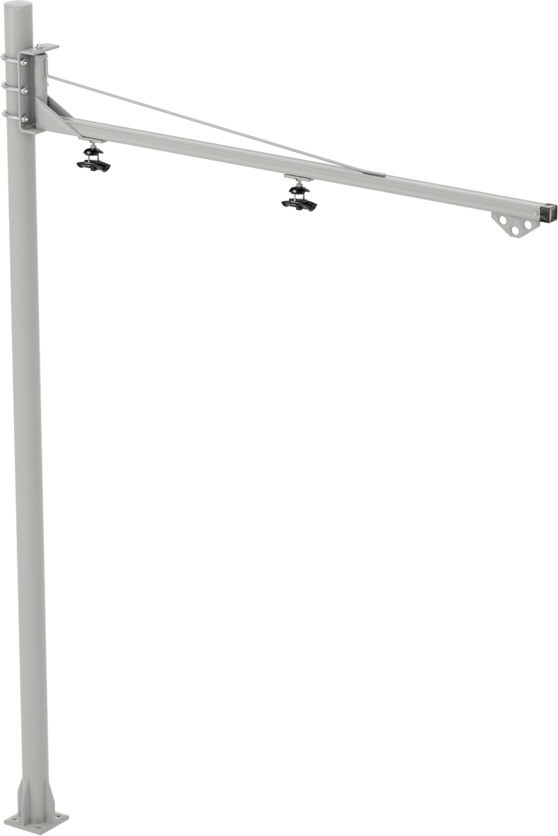McMaster 49385T32 Floor-Mount Tool Support Arm with 72" Maximum Projection, 50 lb. Capacity