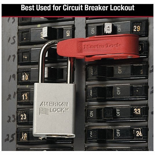 Master Lock 493B Circuit Breaker Lockout Clamp-On, For 120/240V AC Volt