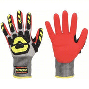 Ironclad KKCA5-04-L Coated Gloves L (9), Full Finger, ANSI Impact Level 2, Knit Cuff, Unlined Liner, 1 PR