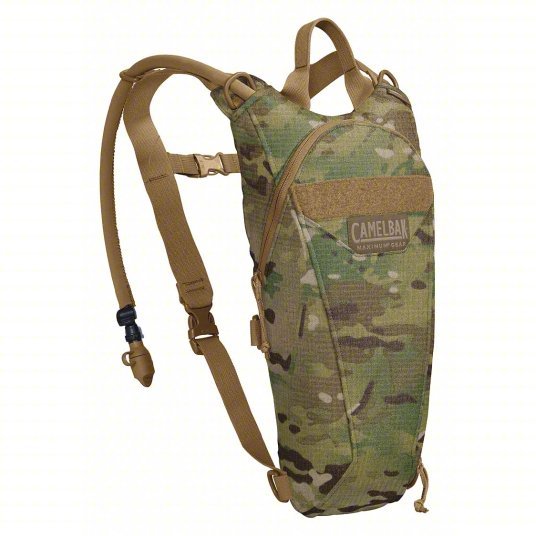 Camelbak 1718901000 Hydration Pack 100 oz/3 L, Camouflage, 4 21/64 in Dp, 17 21/64 in Lg, 9 7/16 in Wd