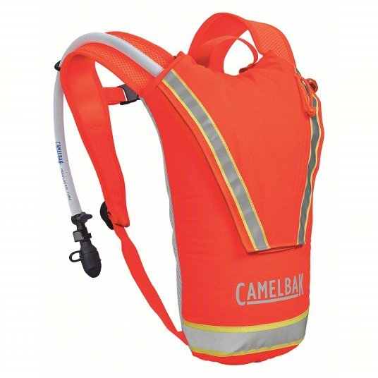 CamelBak 1736801000 Hydration Pack 85 oz/2.5 L, High Visibility Orange, 9 3/64 in Wd, 500D Cordura