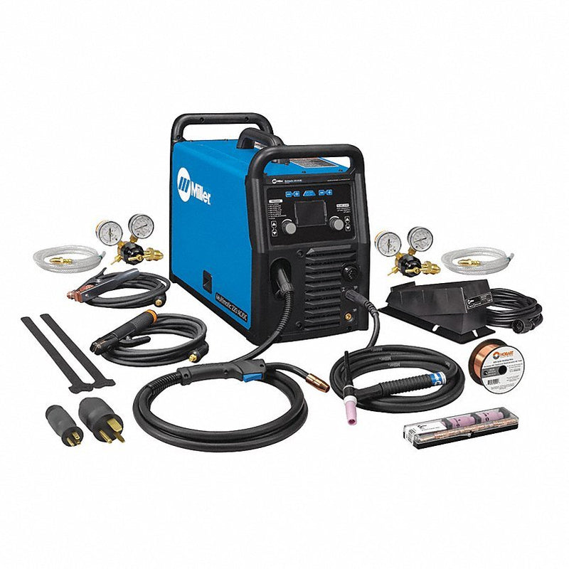 Miller 907757 Multiprocess Welder, Multimatic(R) 220 AC/DC, Ph 1 , 120/240V AC , AC/DC TIG, MIG, Stick