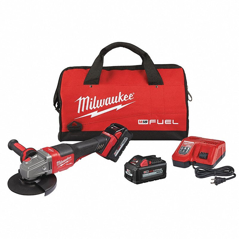 Milwaukee 2980-22 Angle Grinder Kit 6 in Wheel Dia, Paddle, without Lock-On, Brushless Motor, (2) 6.0 Ah, 18V DC