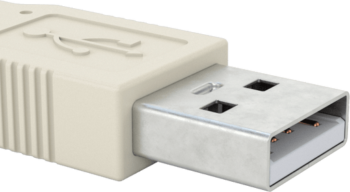 McMaster 4974T78 USB Cord, USB Standard 2.0, A Plug x A Plug, 6 Feet Long