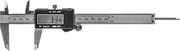 McMaster 4996A33 Digital Caliper with Fractional Display, 0" to 8" Range, 11-1/4" Overall Length