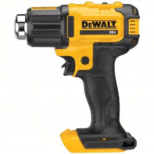 DeWalt DCE530B Heat Gun 20V DC, 500° to 750° F, 6.7 cfm Air Volume