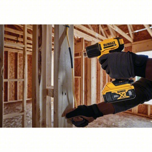 DeWalt DCE530B Heat Gun 20V DC, 500° to 750° F, 6.7 cfm Air Volume