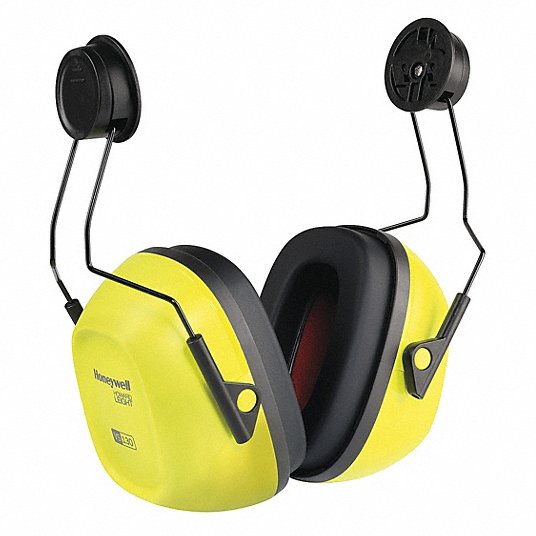 Howard Leight 1035127-VS Earmuffs Hard Hat-Mounted Earmuff, Passive, 27 dB NRR, Foam, Yellow