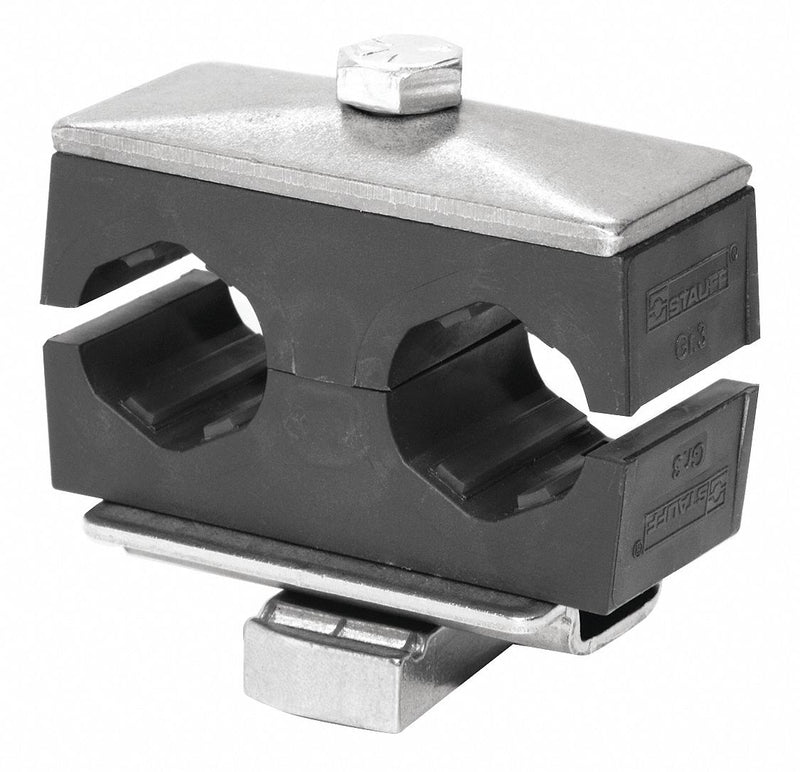 STAUFF CRA-106/06 Twin Beta Clamp Rail-Mount