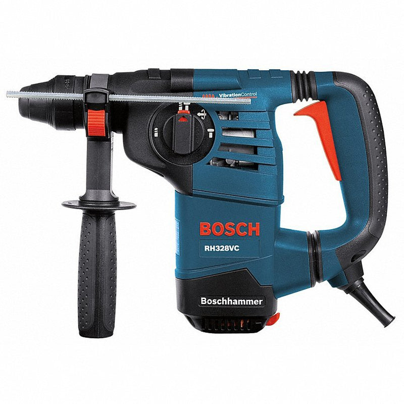 Bosch RH328VC Rotary Hammer Kit SDS-Plus, L-Shape, 1 1/8 in Capacity, 2.6 ft-lb, 8 A, 4,000 bpm, 120V AC
