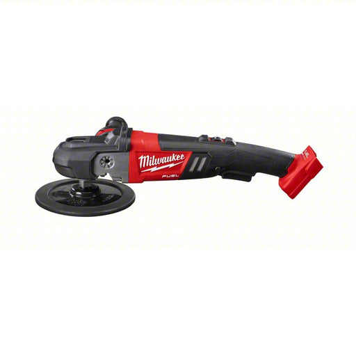 Milwaukee 2738-20 Cordless Polisher M18, Bare Tool, 7 in Backing Pad, Rotary, Hook and Loop, Variable Speed