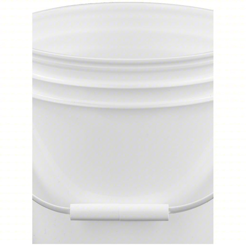 Redwood ROP2110-WP Pail 1 gal, Open Head, Plastic, 8 1/4 in, 7 3/8 in Overall Ht, Round, White