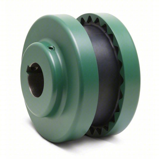 TB Wood's 9S218 Sleeve Coupling Flange 9 Coupling Size, 3,750 RPM Max Speed, 6 11/32 in Outside Dia, Inch
