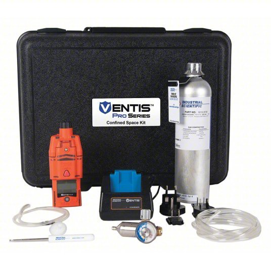 Industrial Scientific V5K-KJ6Y2111111 Multi-Gas Detector Ventis Pro5, Rechargeable Lithium