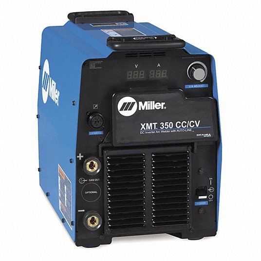 Miller 907161 Multiprocess Welder, XMT(R) 350, Phase Single; Three , 208 to 575V AC , 350A @ 34V DC, 60%