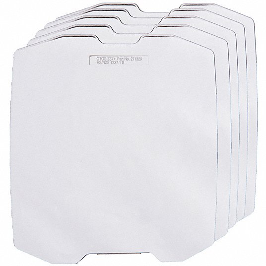 Miller 271320 Front Lens Cover Infinity Series Helmets, Polycarbonate, Clear, W3, 5 PK