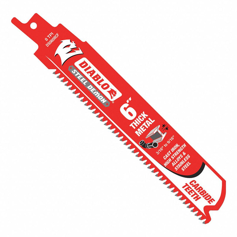 Diablo DS0608CF3 Reciprocating Saw Blade 3-Pack